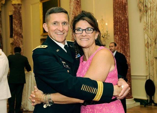 Lori Andrade and her life partner Michael Flynn.